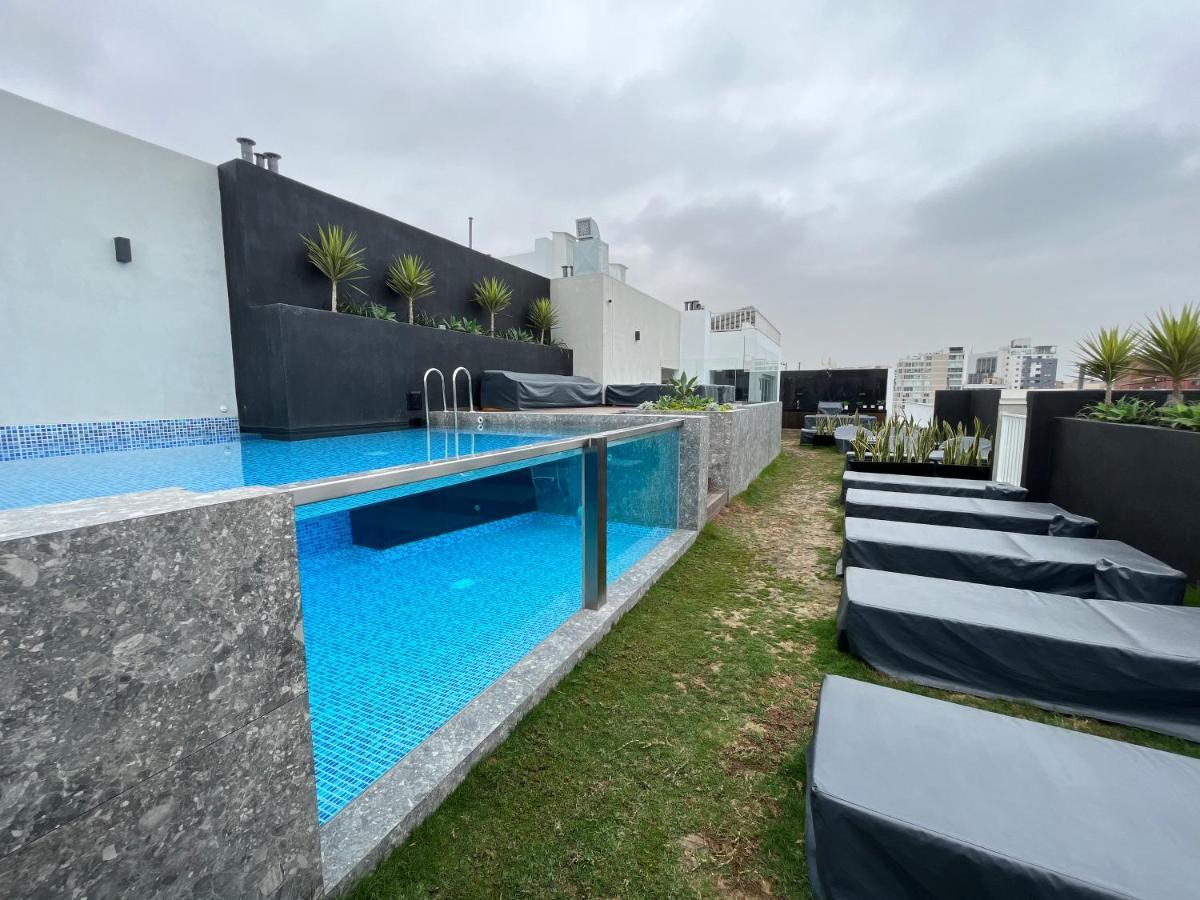 Luxury Apartment In Miraflores With Rooftop Pool Lima Bagian luar foto